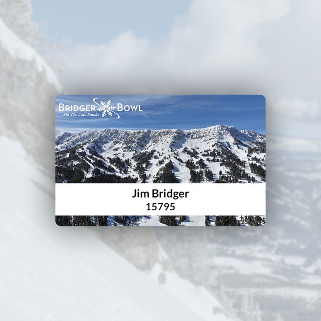 Bridger Bowl Card