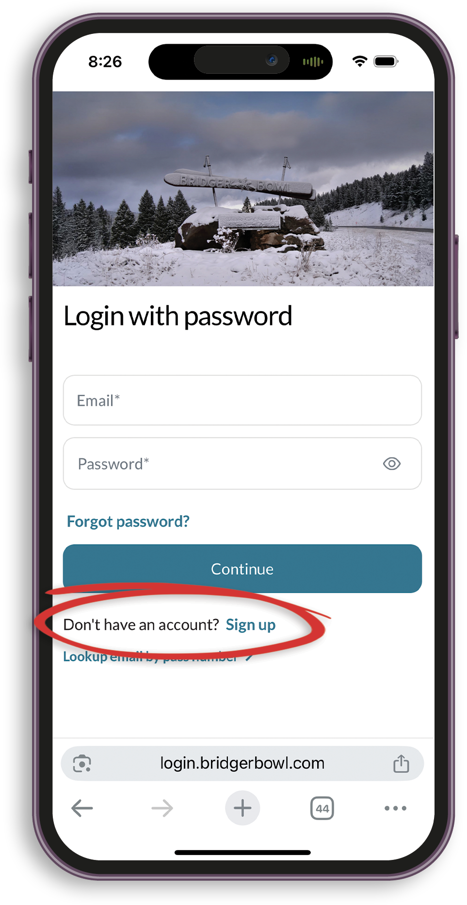 Create New Account